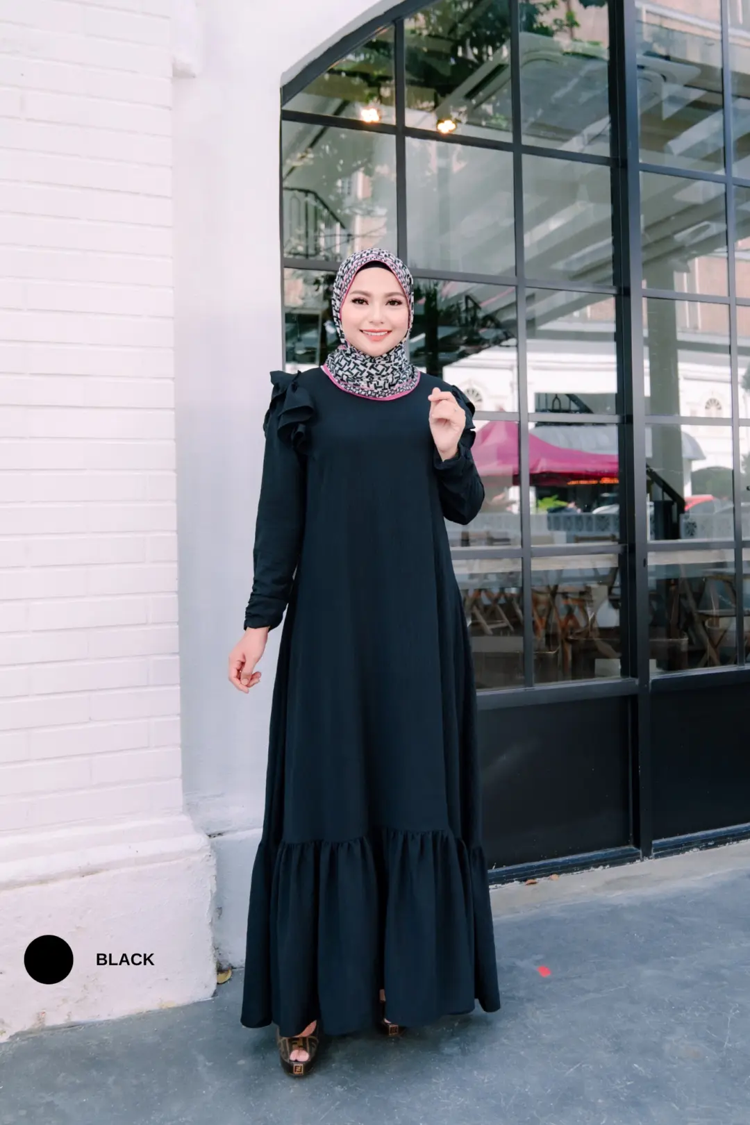 TALIA DRESS QUEEN - BLACK