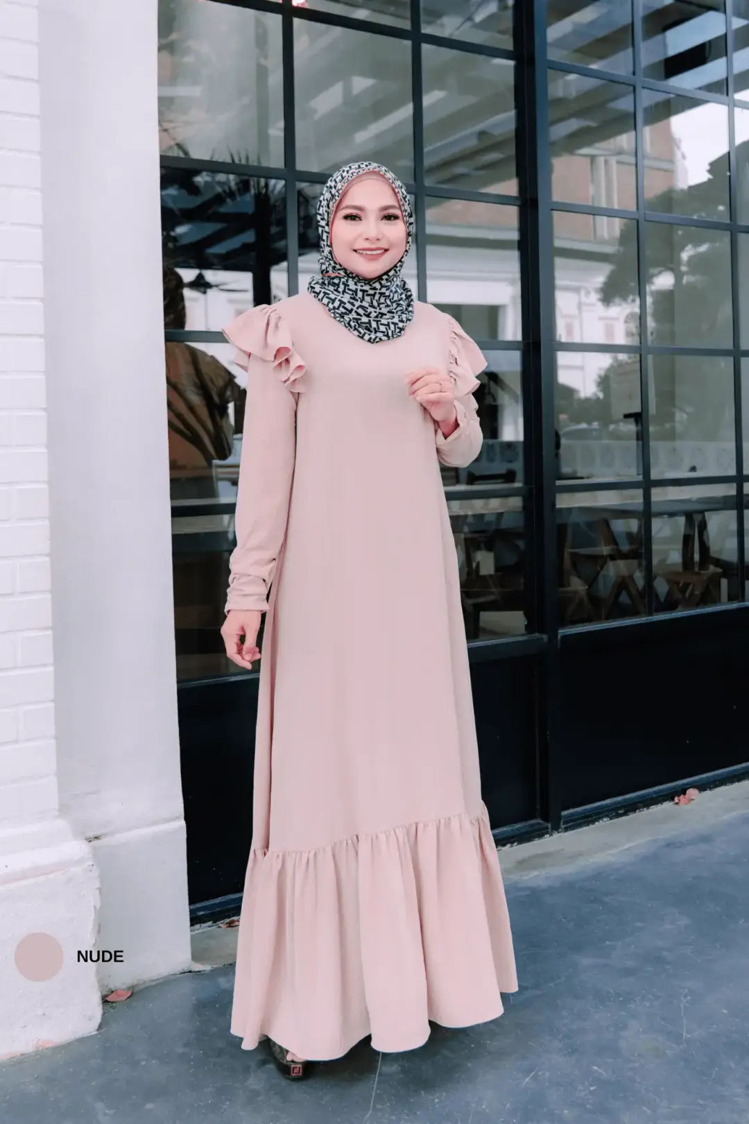 TALIA DRESS QUEEN - NUDE