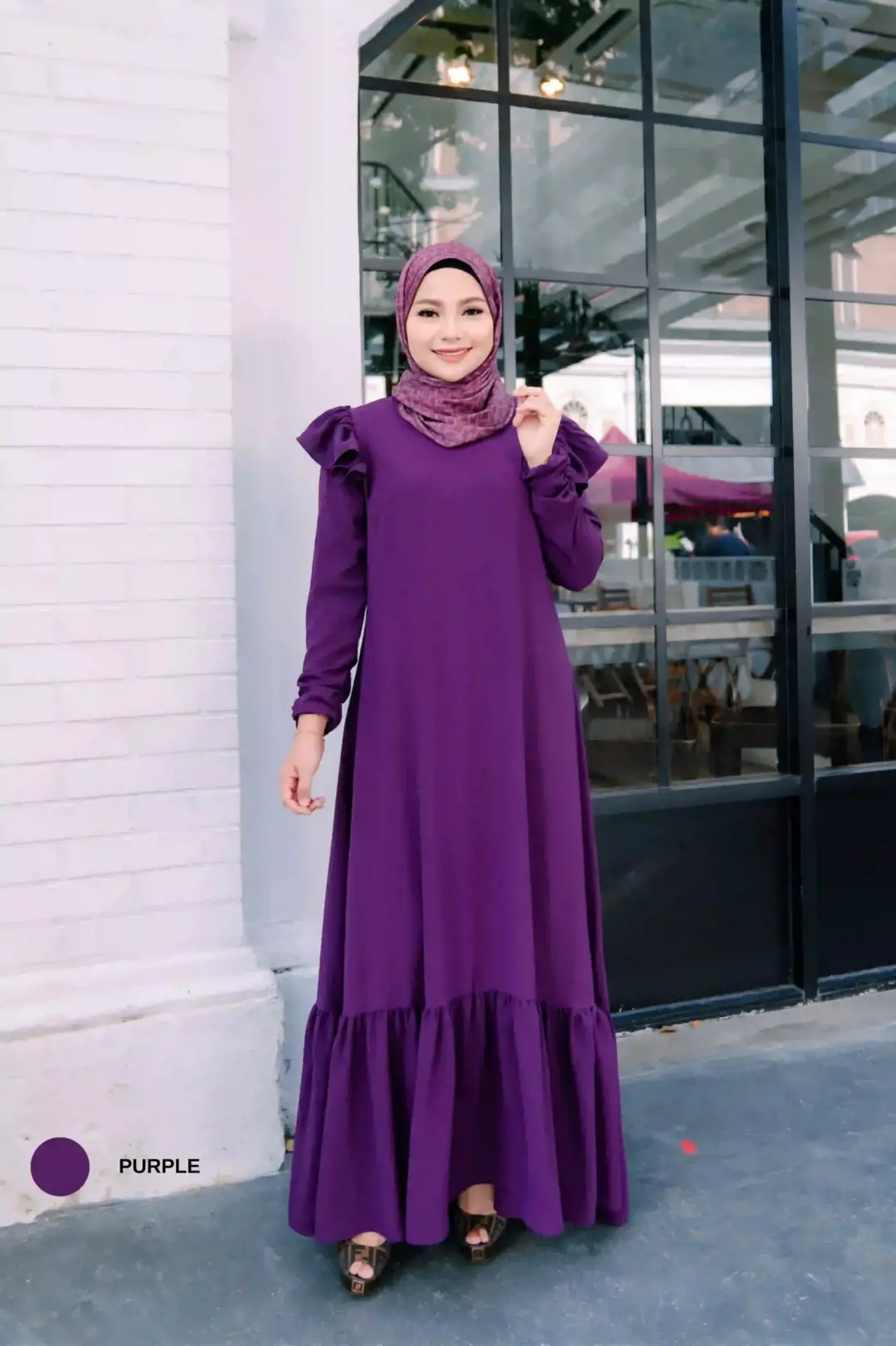 TALIA DRESS QUEEN - PURPLE